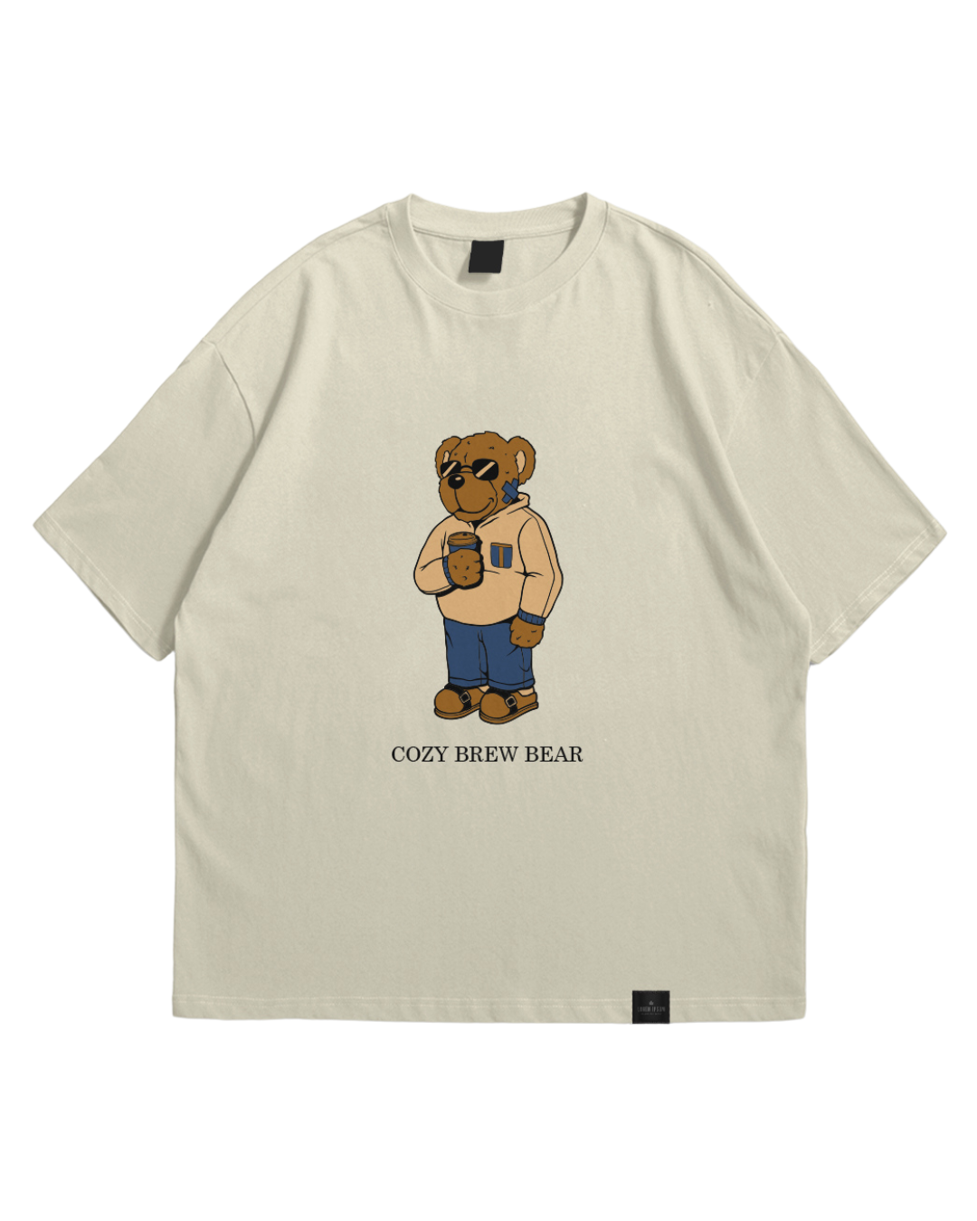 COZY BREW BEAR IN BEIGE