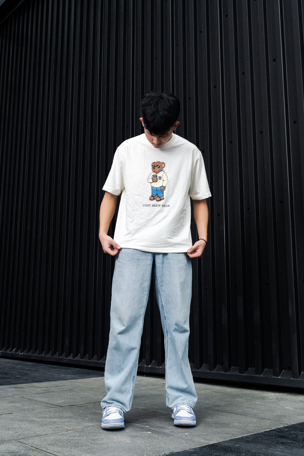 COZY BREW BEAR IN BEIGE