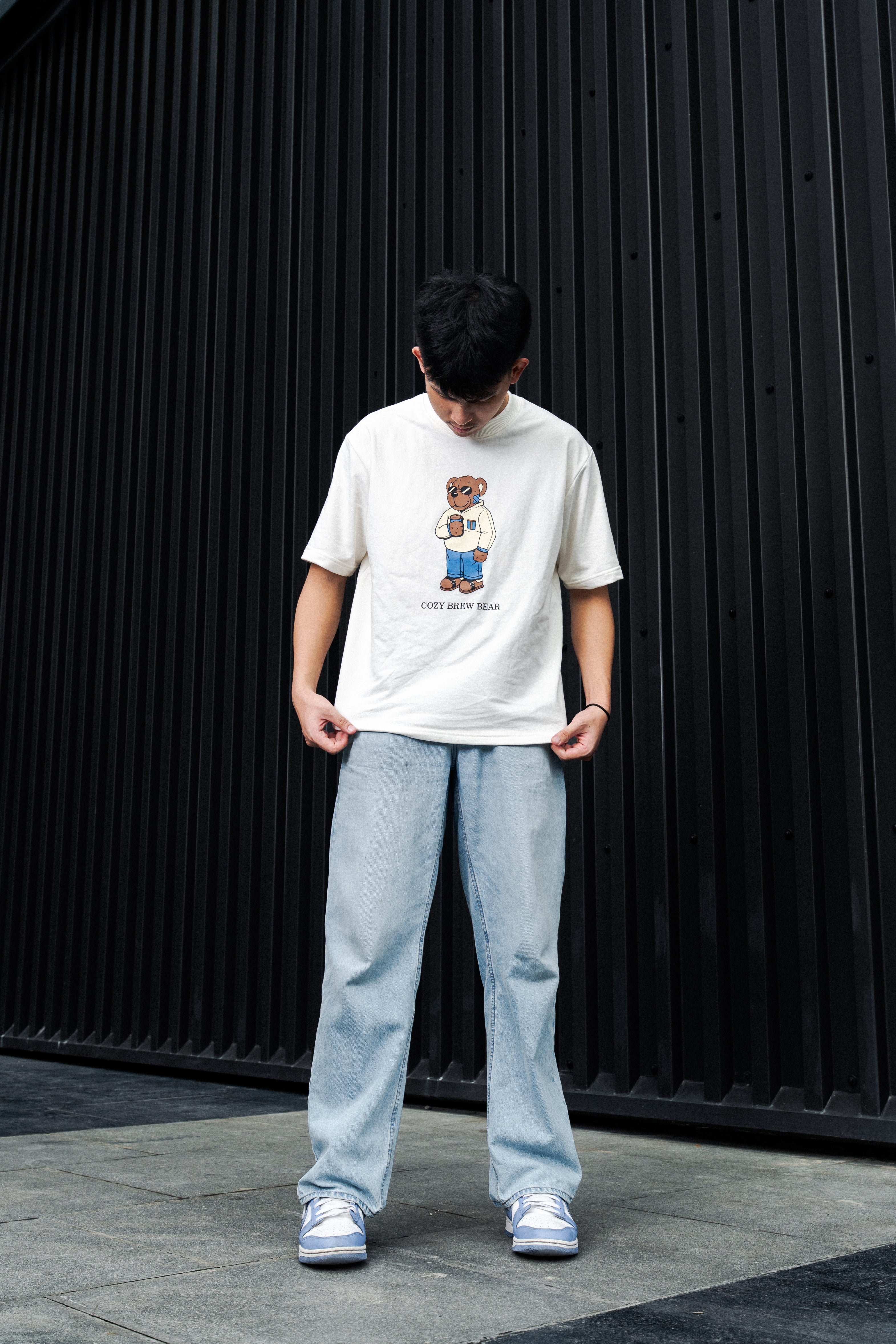 COZY BREW BEAR IN BEIGE